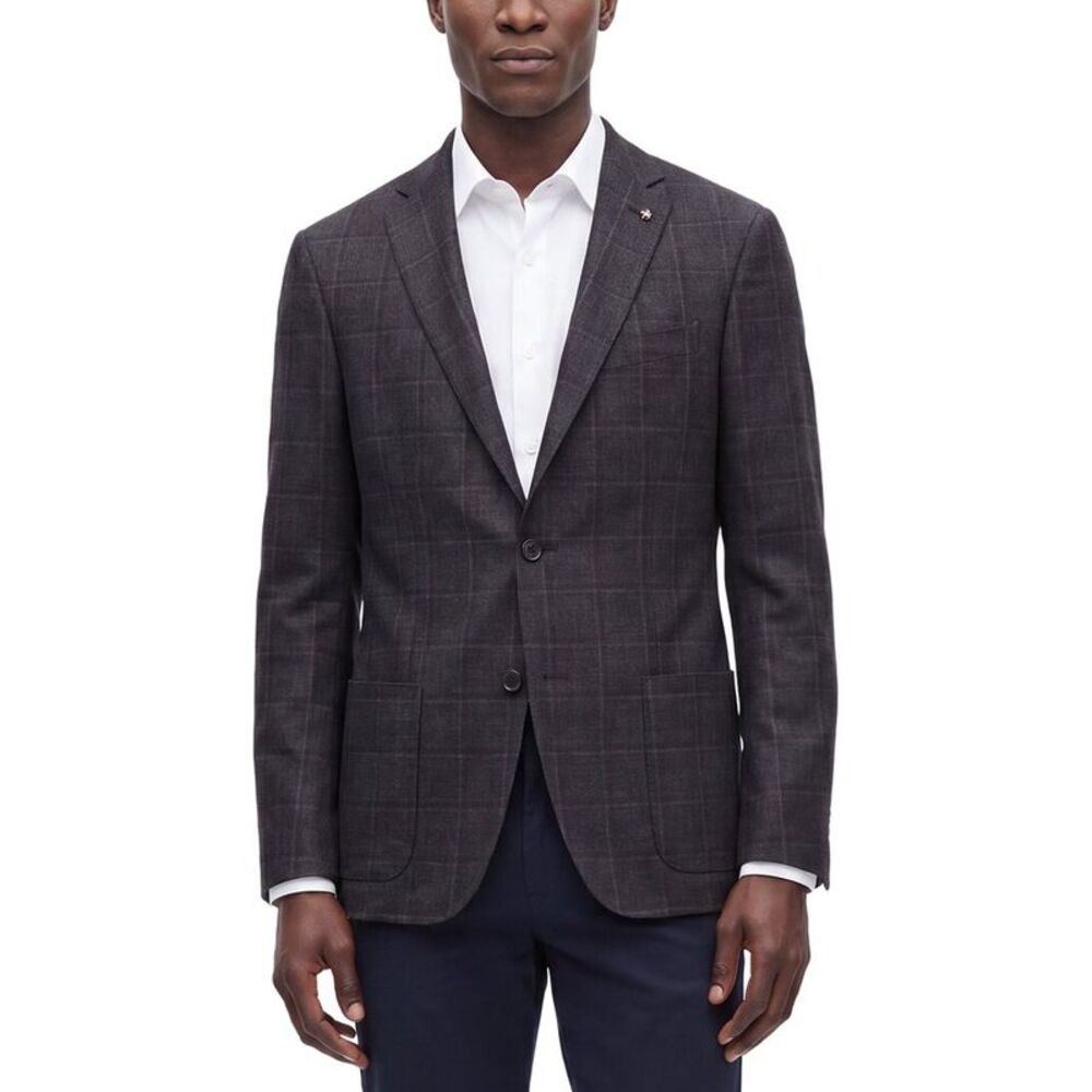 Corneliani Mens  Cc Collection Virgin Wool-Blend Blazer, Grey